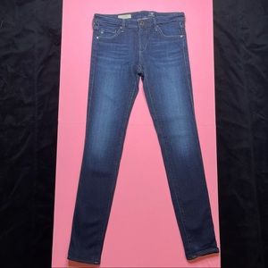 AG Adriano Goldschmied Jeans 27R The Legging Super Skinny Dark Wash Denim
